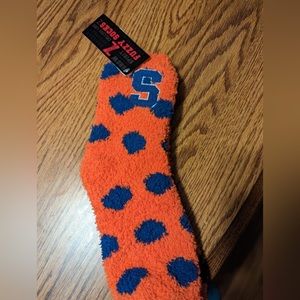 NWT Syracuse Orange Fuzzy Socks